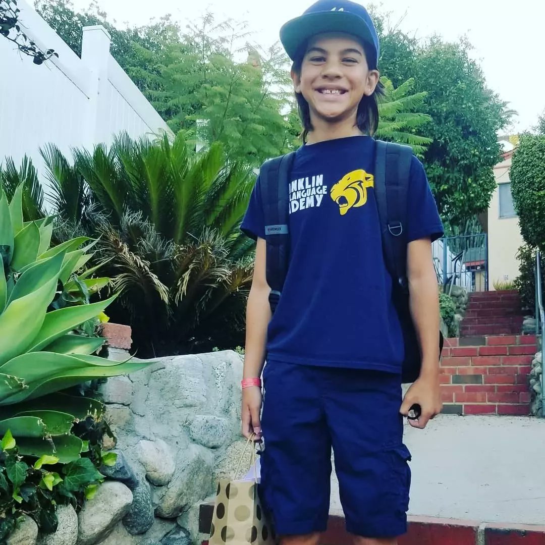 Sabgrimes's tweet photo. 1st day vs. Last day of middle school 
#duallanguage #SupportPublicSchools 
#middleschool #highschoolherewecome
#parenthood https://t.co/Ne7j8cz9NB