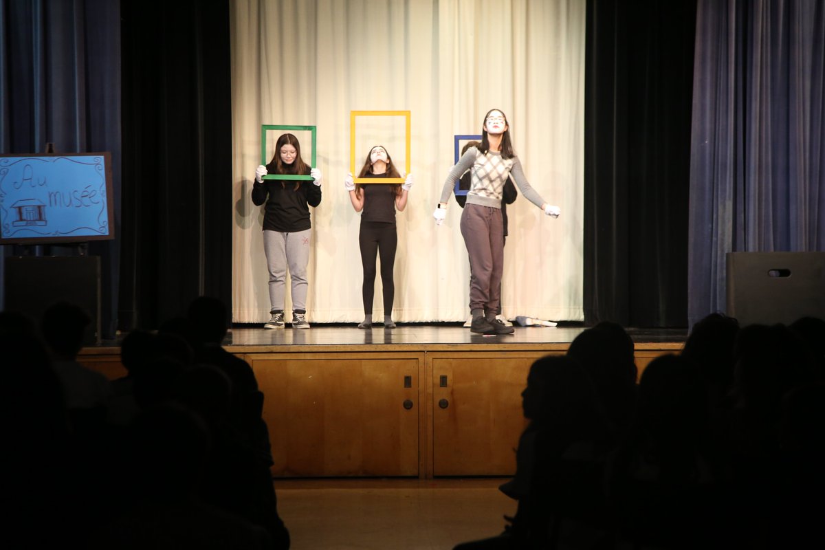 TFScampus's tweet photo. Our Level I theatre students put on the last show of the school year! 𝘚𝘪𝘭𝘦𝘯𝘤𝘦! 𝘖𝘯 𝘮𝘪𝘮𝘦!!, brought so much joy and fun with its comedy, imitations and props. The audience loved it!🎭#StudentLife #Theatre #MimeShow https://t.co/MsuG9IqNfD