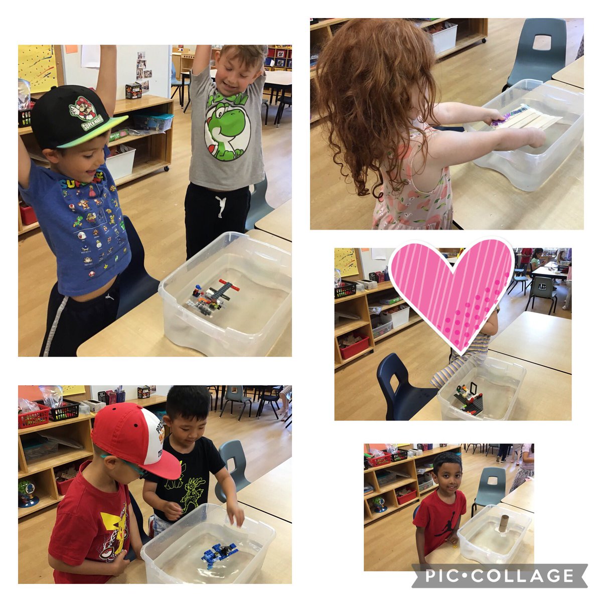 FelskeMercurio's tweet photo. Summer has arrived in room 102!  Build a float for the water in today’s STEM challenge and our countdown continues with H for Hat day and I for Ice cream sandwiches! @OLFMilton #OLFFantastic https://t.co/saBodzoQoS
