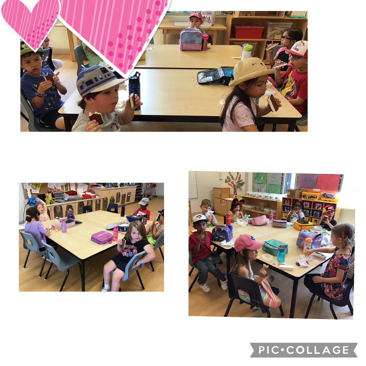 FelskeMercurio's tweet photo. Summer has arrived in room 102!  Build a float for the water in today’s STEM challenge and our countdown continues with H for Hat day and I for Ice cream sandwiches! @OLFMilton #OLFFantastic https://t.co/saBodzoQoS