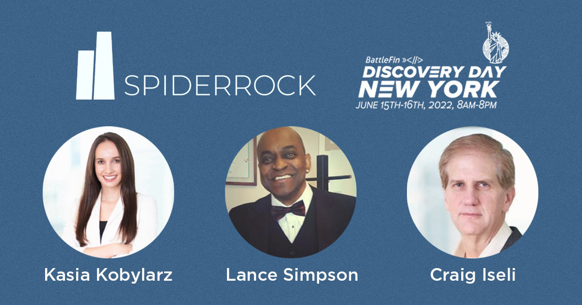 SpiderRock is extremely excited to announce that we are attending @BattleFinData New York Intrepid 2022 next week! At the event, we will be showcasing our historical data, products, and brand new Chart Tool at a data table. #BattleFinAI #Intrepid #DiscoveryDay