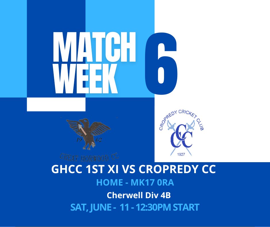 Great_HorwoodCC's tweet photo. Both teams will be looking to bounce back after last weeks double loss with the 1stXI facing Cropredy at Home whilst the 2ndXI head to Stokenchurch
The bar as always will be open so why not pop along for a few weekend beers with our very own Moe Szyslak aka @Daddy10
#hoorrss https://t.co/ZXeIbfkYNU
