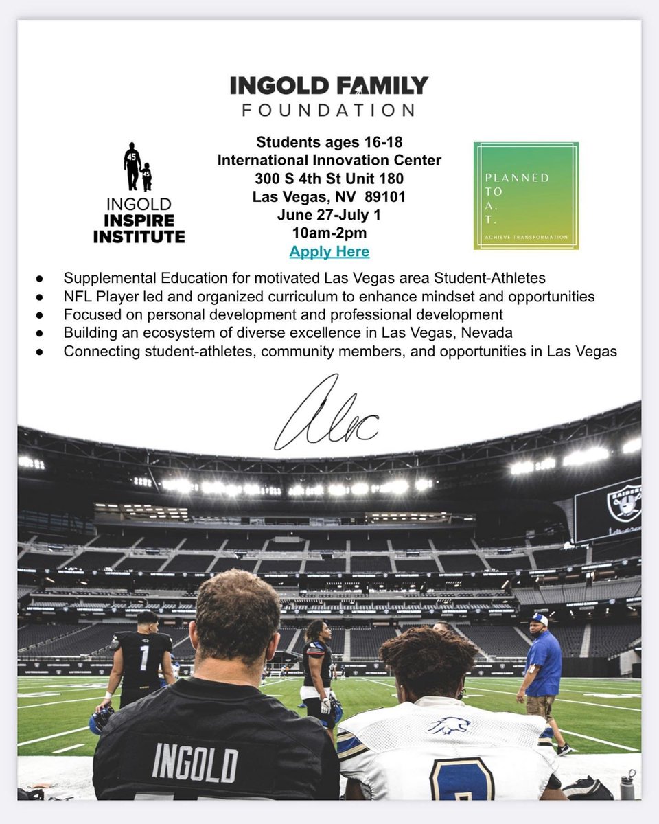 CCSD Engagement Unit (@ccsdengage) on Twitter photo Learn about financial literacy this summer with #nfl player led and organized curriculum hosted by <a href="/AI_XLV/">Alec Ingold</a>
🔗Apply today: t.ly/anWE
<a href="/clarkcountysch/">CCSD</a> <a href="/ccsdfamily/">CCSD Family Engagement Department</a> <a href="/ccsdparents/">CCSD Parents</a> @ccsd_title_i_hope #learningandloving #ccsdengage #ccsdcommunity <a href="/CTEinCCSD/">CCSD #CareerTechEd</a> Learn about financial literacy this summer with #nfl player led and organized curriculum hosted by <a href="/AI_XLV/">Alec Ingold</a>
🔗Apply today: t.ly/anWE
<a href="/clarkcountysch/">CCSD</a> <a href="/ccsdfamily/">CCSD Family Engagement Department</a> <a href="/ccsdparents/">CCSD Parents</a> @ccsd_title_i_hope #learningandloving #ccsdengage #ccsdcommunity <a href="/CTEinCCSD/">CCSD #CareerTechEd</a>