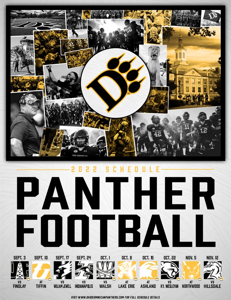 ODUAthletics's tweet photo. Plenty of opportunities to support @OhioDominicanFB on Sunbury Road this fall! #ClawsOut 

📰: https://t.co/FFor6Og7LY https://t.co/AIbLebnt6n