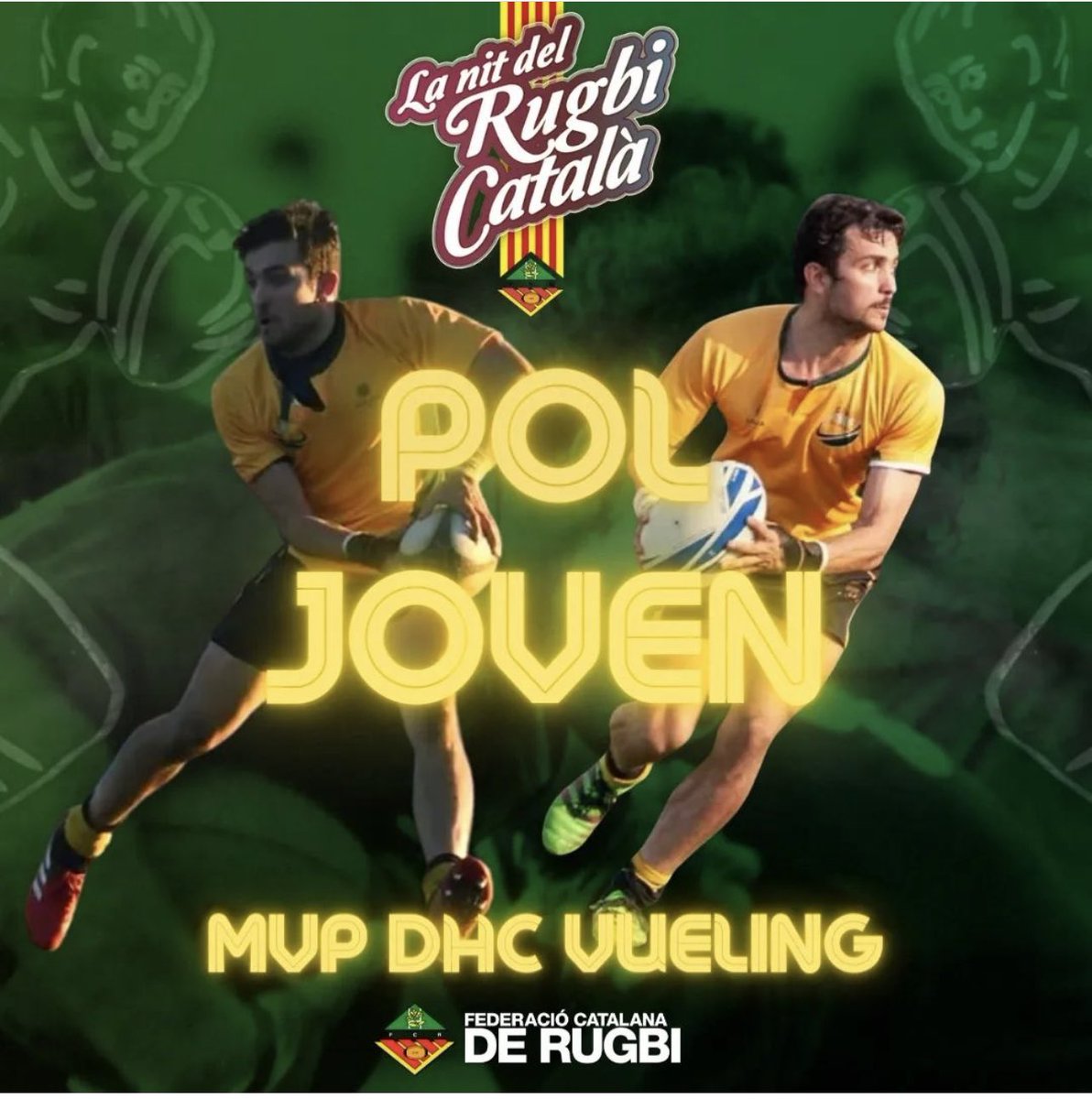 InefLleidaRugby's tweet image. MVP! MVP! Molta 🪄!! Enhorabona Pol!! @rugby_cat
