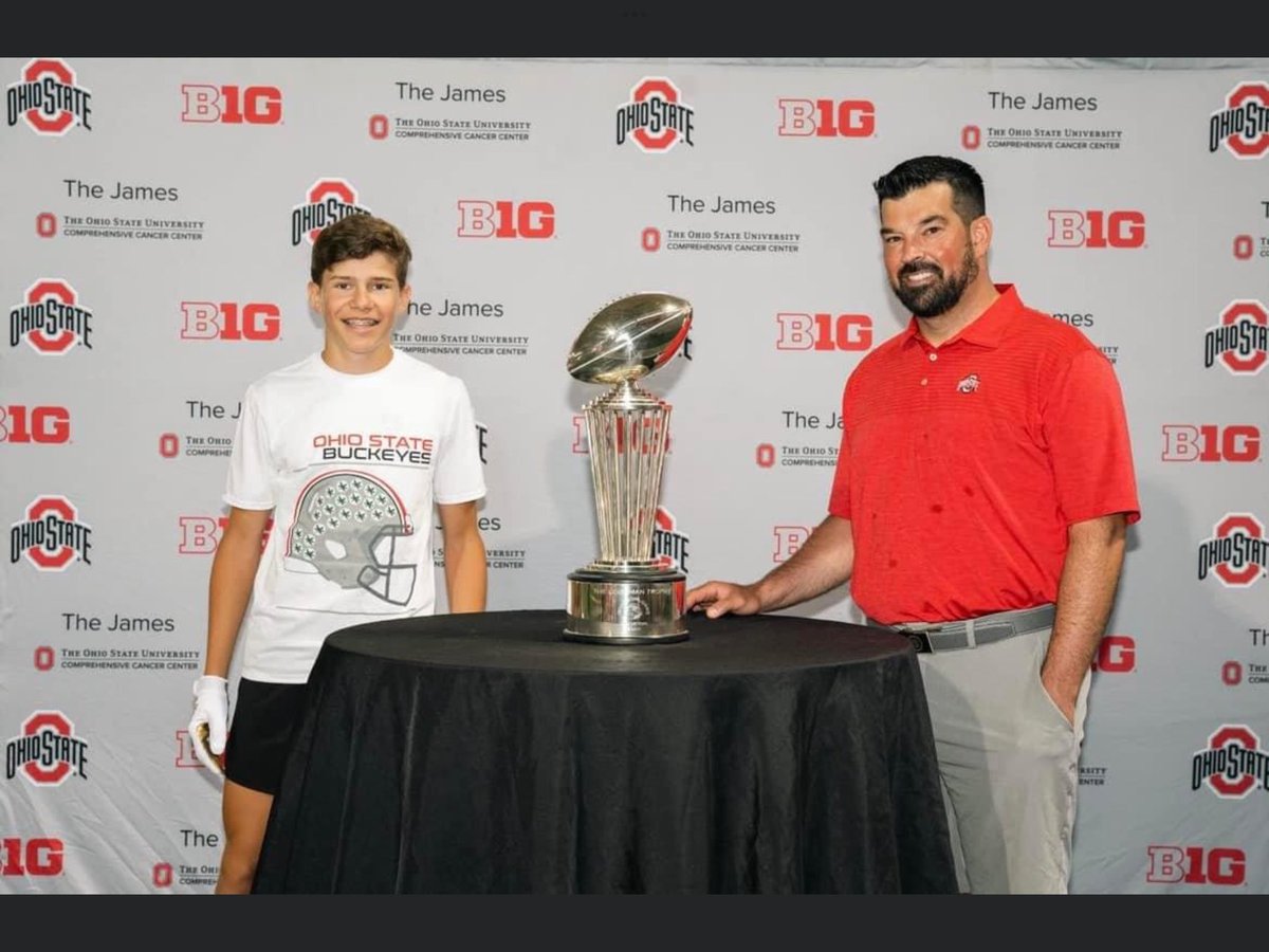 michaelcondit1's tweet photo. Was fortunate to get to spend part of yesterday at THE OSU youth football camp watching 2 grandsons participate!! What a great camp, awesome motivation and instruction https://t.co/dl3c8pkc2z