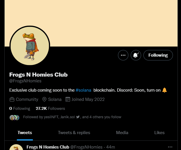 r5ckless's tweet photo. @FrogsNHomies LFG https://t.co/U9Z5pq9l1A