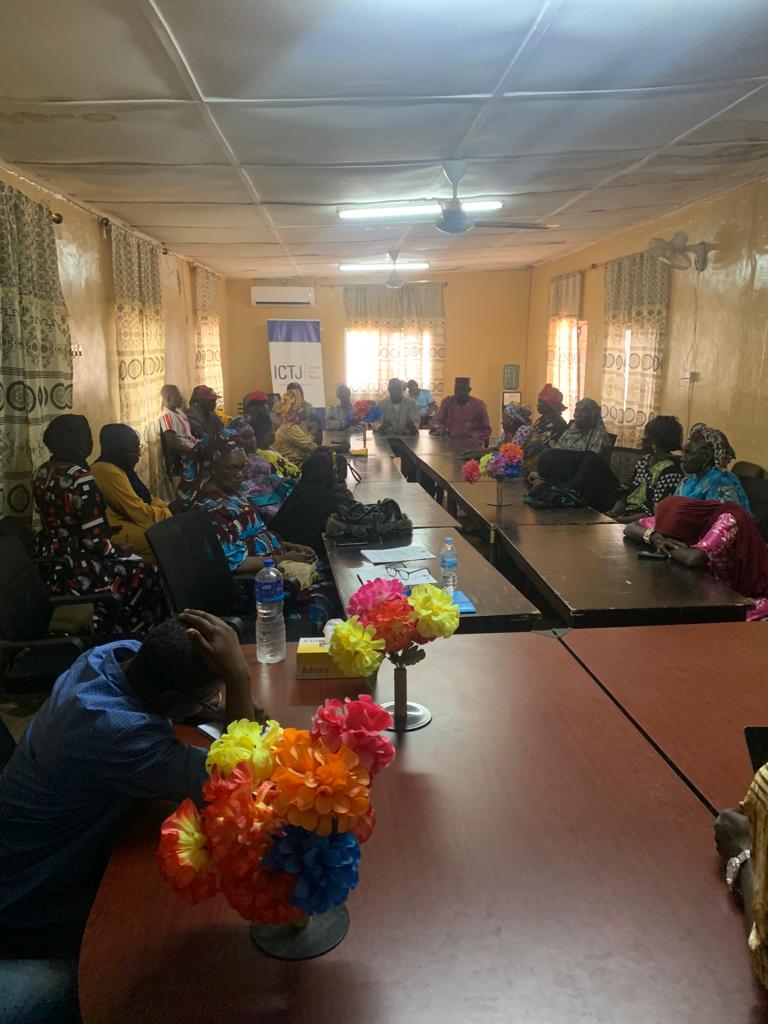 Gambia_MOJ's tweet photo. Day 5 of MoJ-ICTJ Regional Consultations on the Draft Reparations Bill and White Paper sensitisation. We were at Basse  in the Upper River  Region.
The consultation team  continued the engagement with victims  &amp; soliciting their views on the draft Bill in an interactive process. https://t.co/GO3m5d8SRx