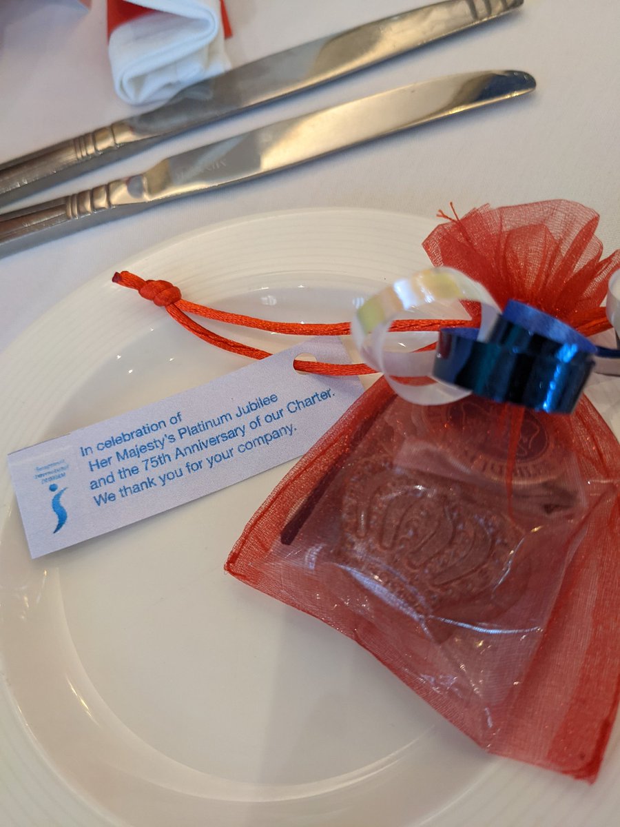 JillianPatchett's tweet photo. A lovely table gift from SI Durham as we look forward to a lovely evening celebrating their 75 charter @SIGBI1 https://t.co/aSVpG5Ffo7