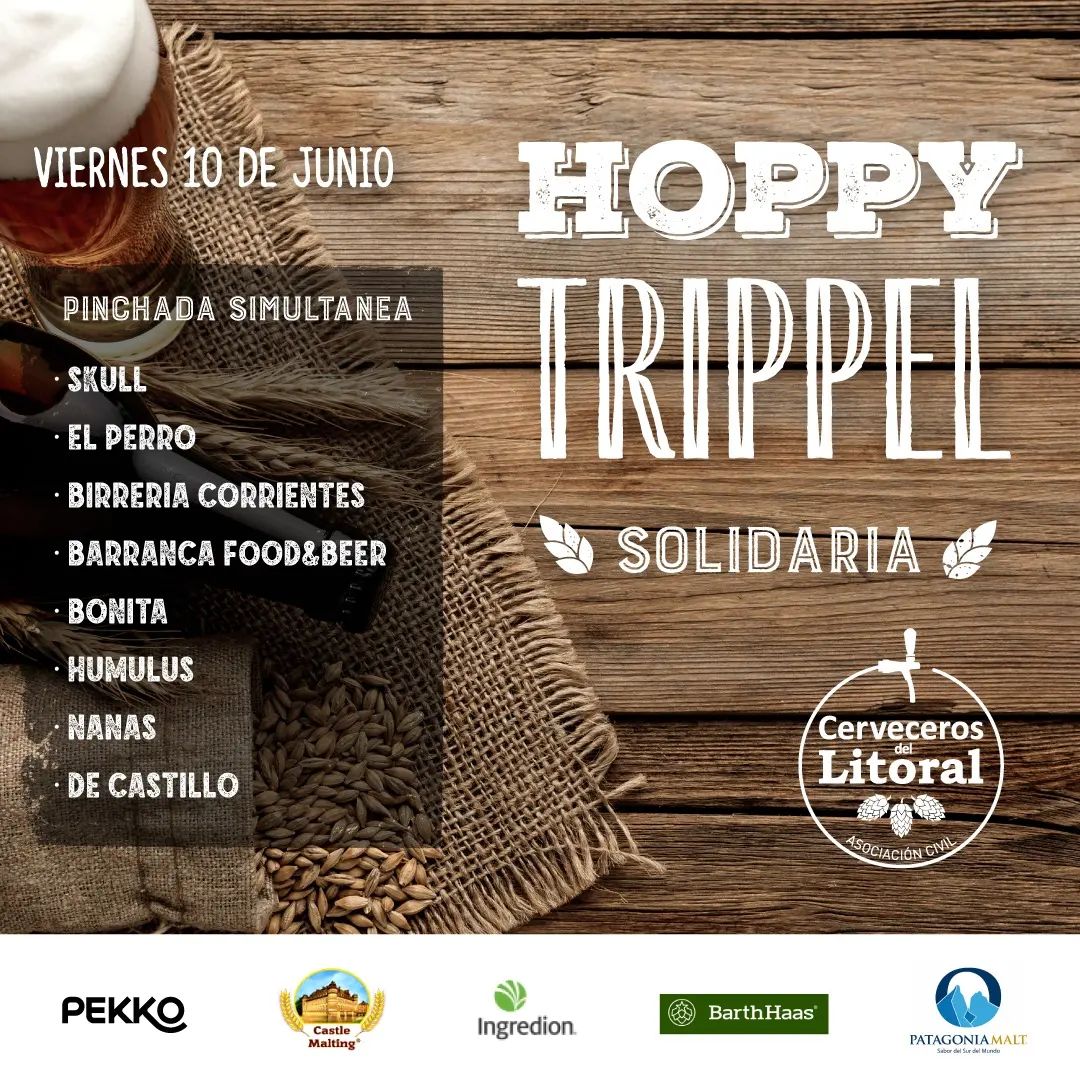 cervezaelperro's tweet photo. Hoy tendremos en canilla en la esquina de #LaCucha la "Hoppy Trippel Solidaria" 🐶🍺
🍻🎉 Es una cerveza de @birradellitoral y #pekkoargentina quien otorgó los insumos y lo recaudado será donado al Merendero "Sapucay" del Barrio Don Santiago de la ciudad de #Resistencia https://t.co/C1eeDs3M1N