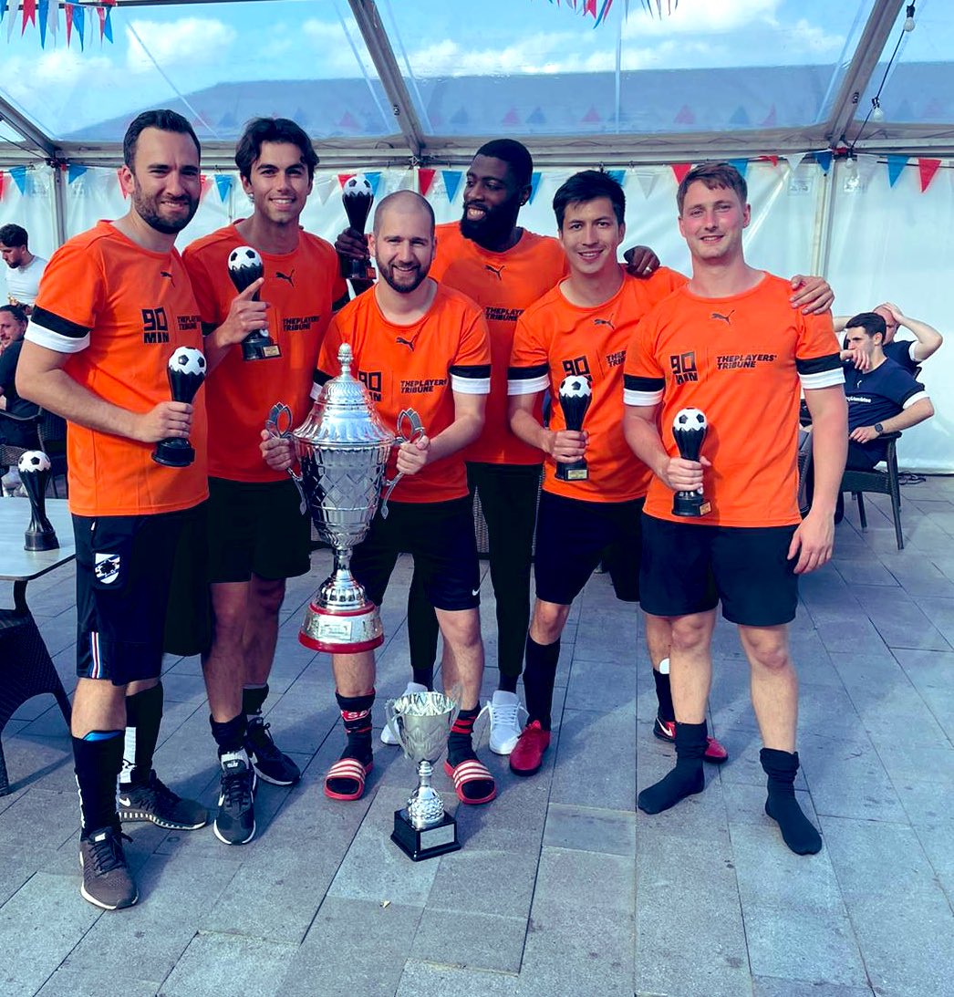 alexfgg's tweet photo. Champions!!!! @5sCup @90min_Football @MinuteMediaLTD @TPTFootball https://t.co/UjvNtWjmqR