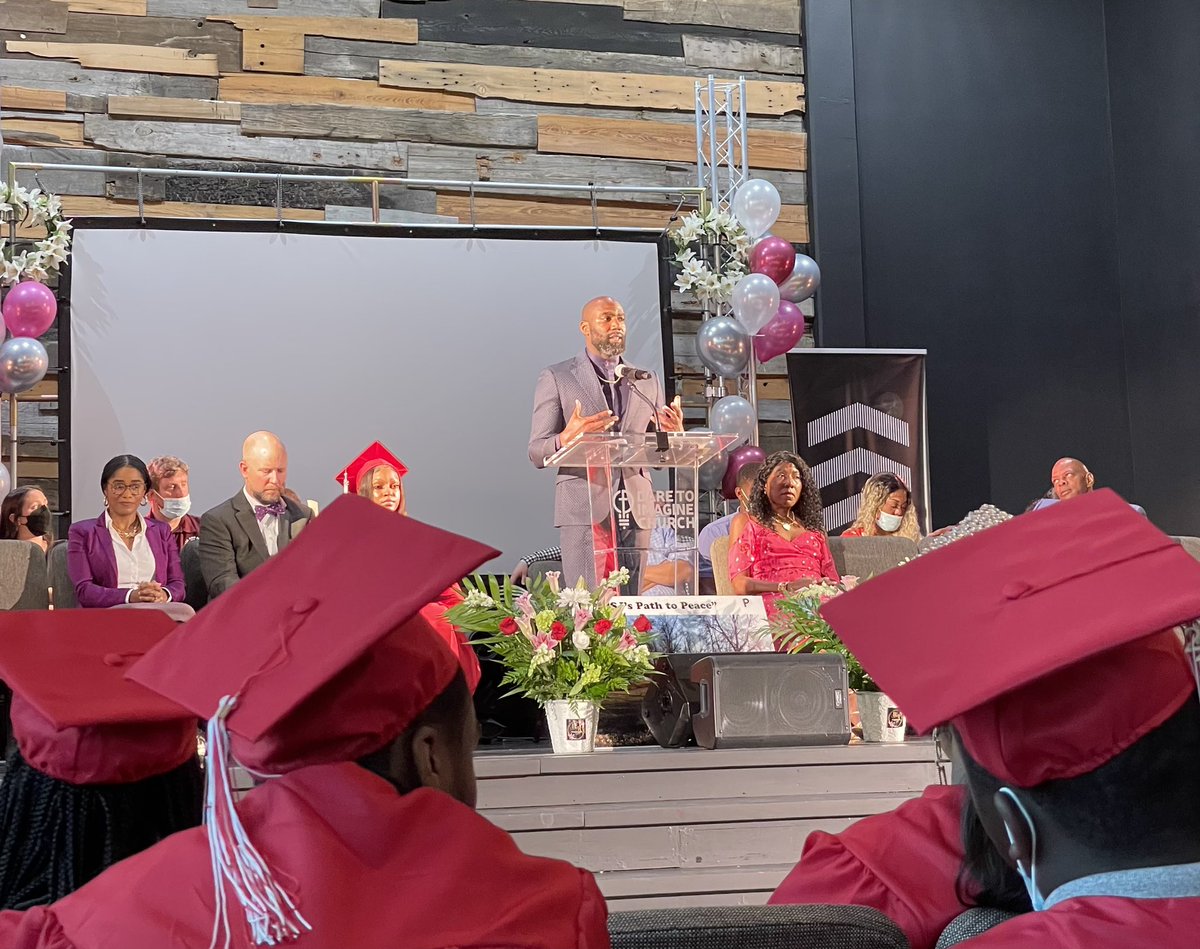 JClarkNBCS's tweet image. Former Eagles Pro Bowl safety and Super Bowl champ Malcolm Jenkins is back in Philly delivering a powerful speech to the graduates of Parkway Northwest high school today