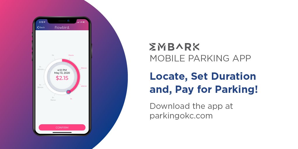 Leave the spare change in the car! Parking just got a lot easier, and faster with the <a href="/FlowbirdUS/">Flowbird US</a> app. Download the app at parkingokc.com/app