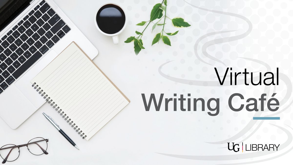 Focus on your writing at our Virtual Writing Café! 

The café is an opportunity to connect with other U of G writers and use the Pomodoro Technique for focused, protective writing time.  

Learn more about Virtual Writing Café on LibCal: cal.lib.uoguelph.ca/calendar/libra….
