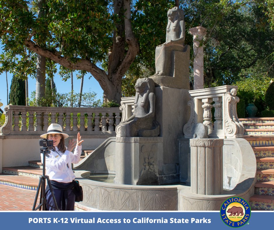 Hearst Castle (@hearstcastleshm) on Twitter photo Connect your students virtually <a href="/portsprogram/">CA State Parks PORTS Program</a>
“Thank you! It is always a great opportunity for students to learn and see a California State Park. ~2nd grade teacher from LA
Virtual tours start again in the Fall. Join our PORTS newsletter for updates!
lp.constantcontactpages.com/su/v5gLaRP/sig… Connect your students virtually <a href="/portsprogram/">CA State Parks PORTS Program</a>
“Thank you! It is always a great opportunity for students to learn and see a California State Park. ~2nd grade teacher from LA
Virtual tours start again in the Fall. Join our PORTS newsletter for updates!
lp.constantcontactpages.com/su/v5gLaRP/sig…