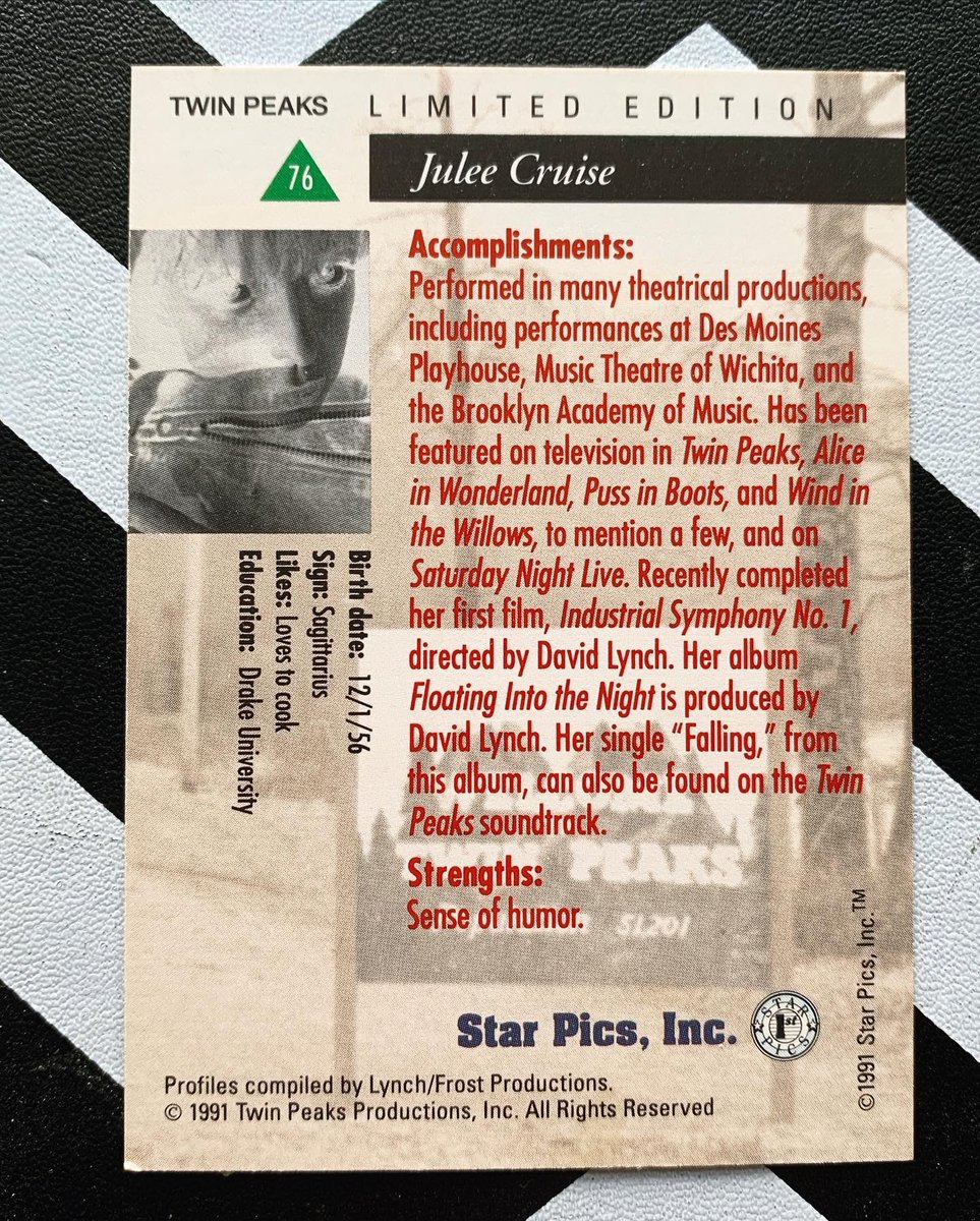 PeaksPostcards's tweet image. RIP Julee Cruise ❤️🏔🏔 @Julescruiser @DAVID_LYNCH #JuleeCruise #twinpeaks