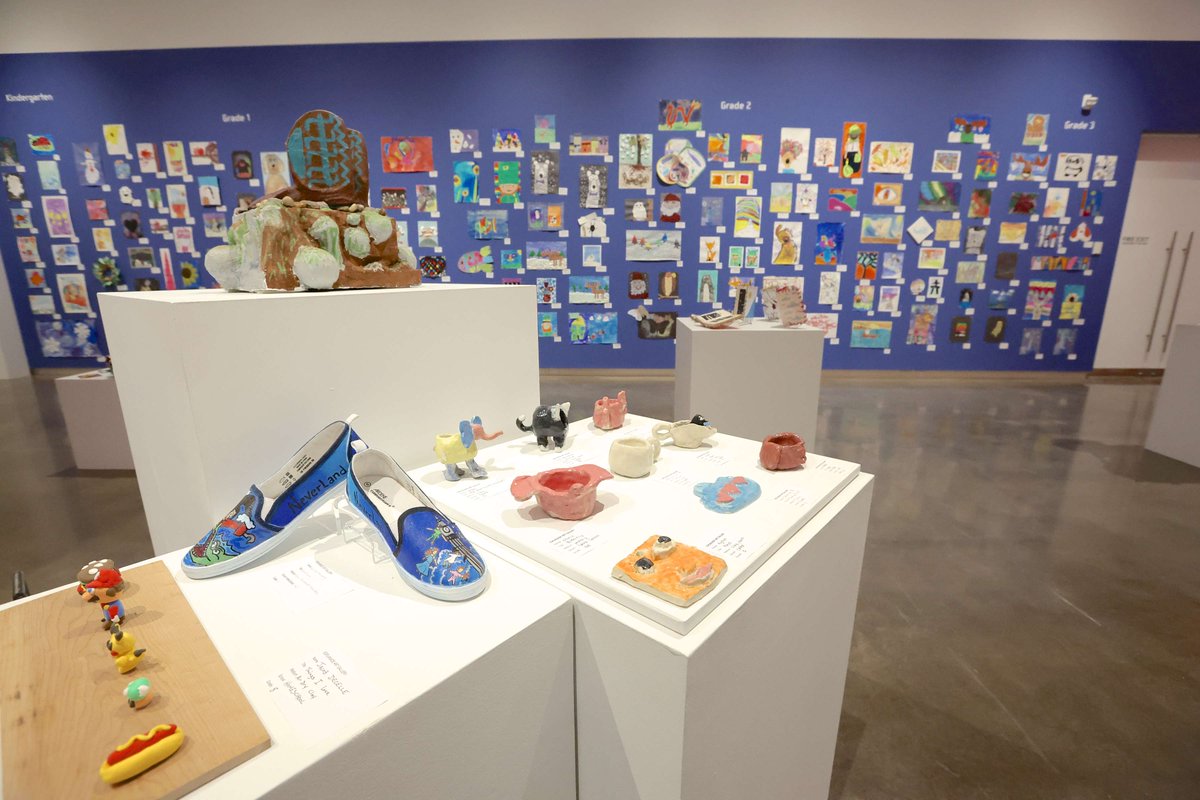 This year's 𝓢𝓬𝓱𝓸𝓸𝓵 𝓐𝓻𝓽 🖌️🎨 🖼️Reception and Awards Ceremony is next weekend! Join us as we celebrate all the young talent on display! 
SAT June 18 | Reception @ 1PM | Awards Ceremony for recipients and their families @ 2PM in the Main Theatre