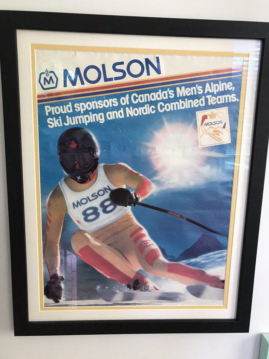 When your brother in law was this guy. <a href="/Molson_Canadian/">Molson Canadian</a> <a href="/MolsonCoors/">Molson Coors Beverage Company</a> <a href="/Alpine_Canada/">Alpine Canada Alpin</a> #skiing #retro #Canada #OldSchool #family
