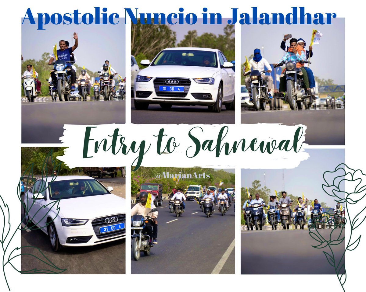 Dio_JALANDHAR's tweet photo. Cordial Welcome to Apostolic Nuncio Archbishop Leopoldo Girelli to the Diocese of Jalandhar. Glimpses from the Day-01 of his three days of Pastoral Visit in the Diocese. https://t.co/sQNAnwYeiE