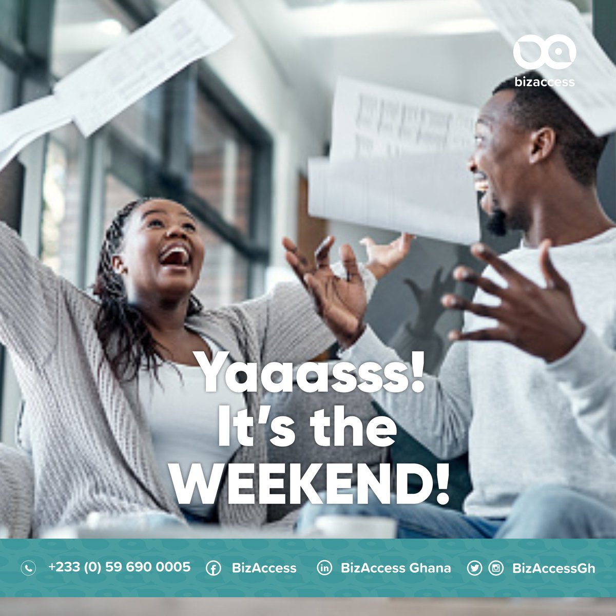The weekend is here! Time for you to relax.

Let's handle your business registration, renewals, annual returns etc, while you take time to blow off some steam after a long week.

#business 
#businessregistration 
#bizaccess
#entrepreneur 
#entrepreneurlife 
#weekendmood 
#weekend
