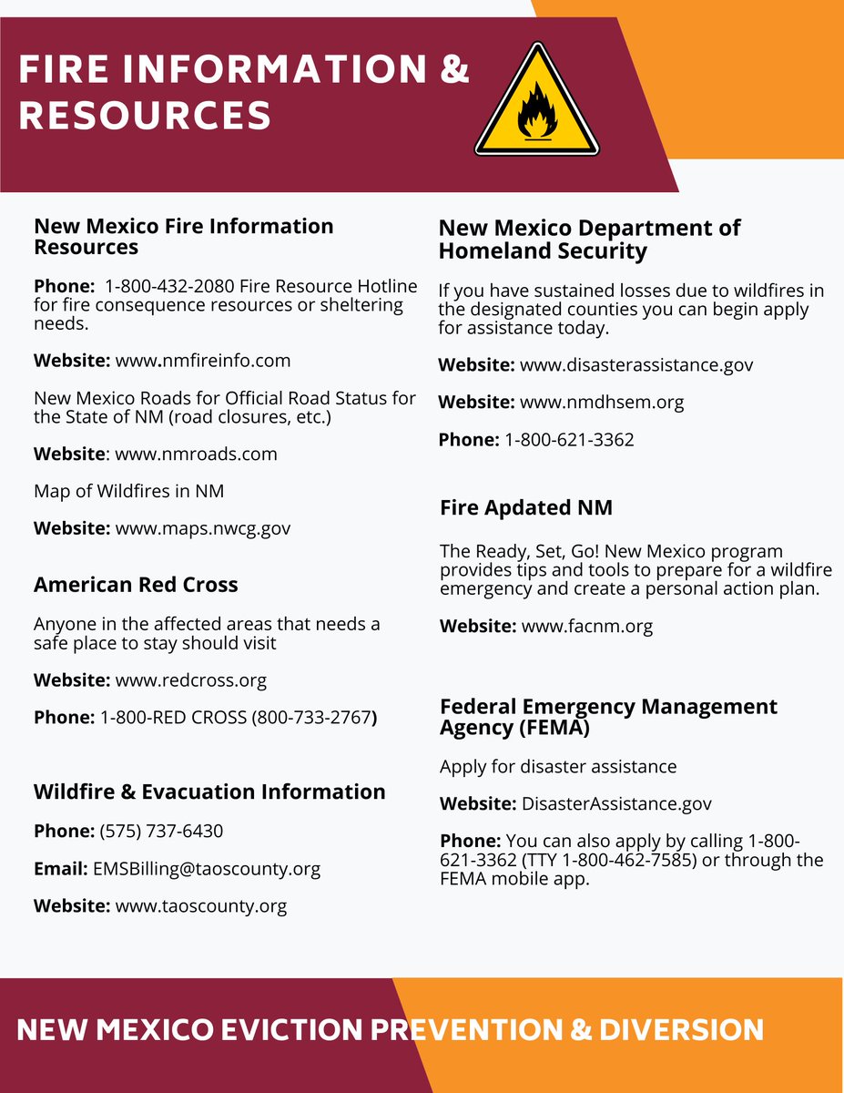 NM_EPD's tweet photo. #Fireresources #help #contact #wildfirehelp #information #NM #NMEPD https://t.co/Xk3zdW0i0A
