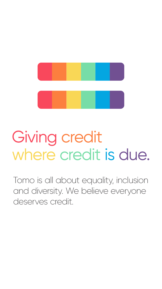 TomoCredit's tweet photo. During #pridemonth we recognize it's an unending loop of "you need credit to build credit" esp for the #lgbtqia #community. #TomoCredit doesn't rely on #creditscores for approval. #creditforall #lovewins #lgbtpride #loveislove #gaypride #financialfreedom #financialindependence https://t.co/tJW3ZUiM34