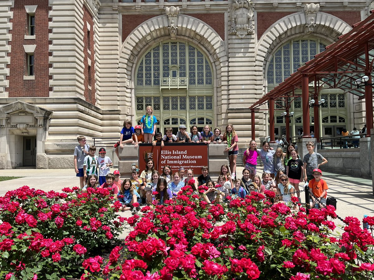 What a way to start wrapping up our year! 4th graders had a beautiful day at Ellis Island ☀️ <a href="/haddonES1/">Lizzy Haddon School</a> <a href="/HaddonSchools/">Haddonfield Schools</a> <a href="/StatueEllisNPS/">Statue of Liberty NM</a>
