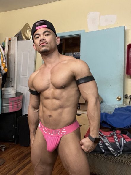Gogo dancing in Fire Island Underwear Party tonight! Say hi! 🥰 & check out  this cute pink jockstrap from @YOURSunderwear only available at Pines!