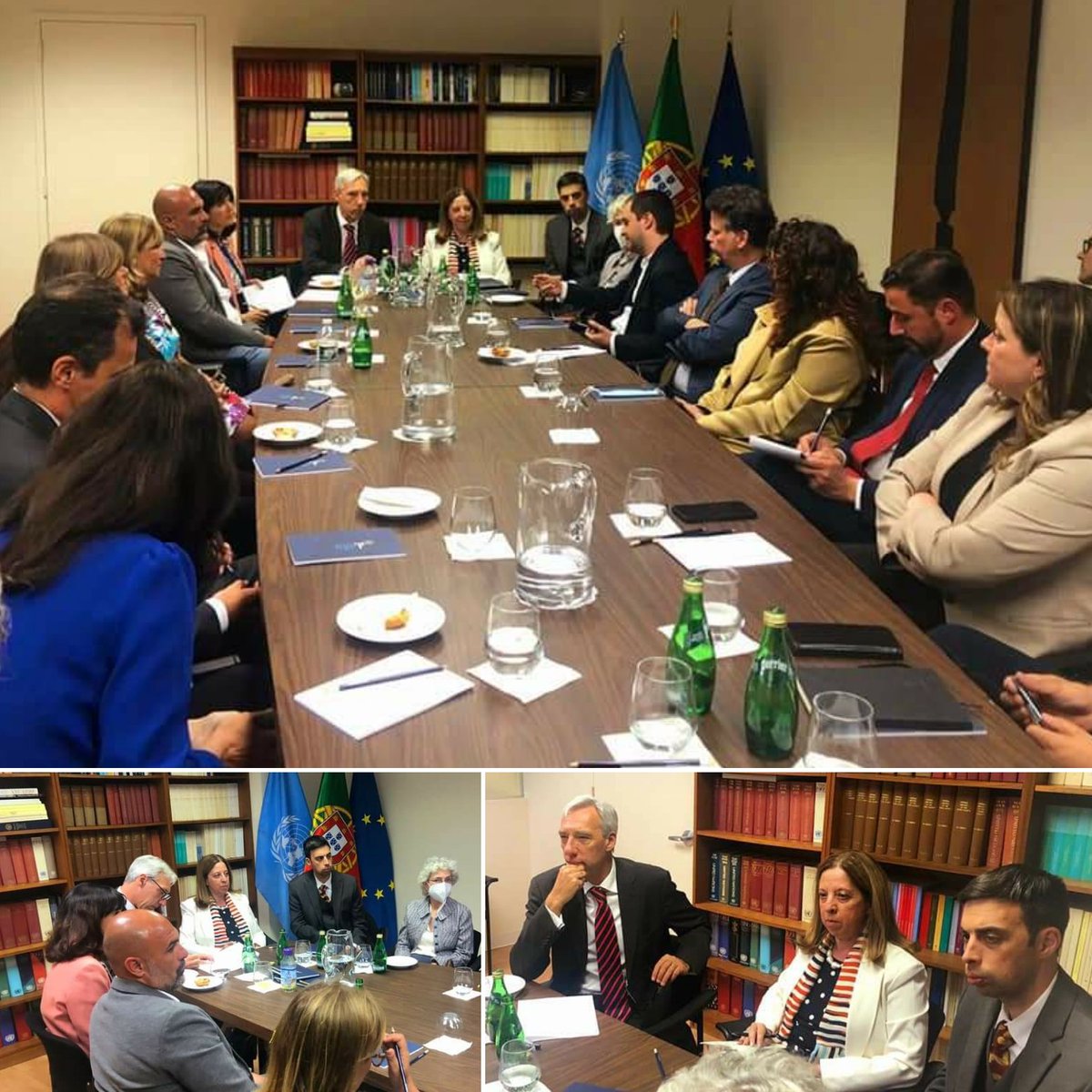 RealGabeMarques's tweet photo. Alongside Foreign Minister Joao Cravinho and Consul-General Pais-Lowe exchanging ideas with Portuguese business and community leaders at @Portugal_UN- w/ @nestrangeiro_pt @NYPortuguese @PALCUS @camoes_ip @visitportugal @aicep @Portugal_USNY @CCPNewYork &amp; more. https://t.co/KXKTqjNTiD
