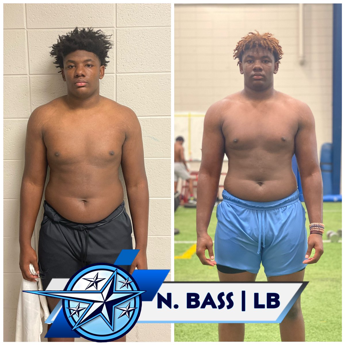 2022 Spring “ALL IN” Top Transformations.

2023 Class
Noah Bass - LB
<a href="/ResearchNoah/">Noah Bass</a> 

hudl.com/v/2GHh9B