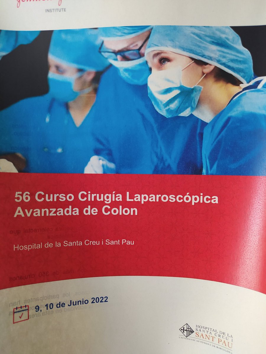 jesus_bollo's tweet photo. Vuelta a la normalidad, cursos presenciales de cirugía laparoscopica avanzada de colon, y van 56 cursos!!!
Para terminar hoy proctocolectomia + IPAA @etargarona @HospitalSantPau @JNJNews @JNJGlobalHealth https://t.co/u30udNuD2b