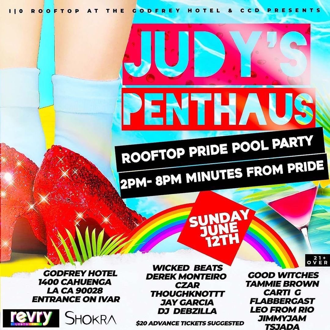 Happy Pride! We're so excited to celebrate the LGBTQ+ community! 

Los Angeles! #IOHollywood is the place to be this weekend! Just steps away from LA Pride 🏳️‍🌈 the <a href="/Godfreyhwood/">Godfrey Hotel Hollywood</a> is making a splash with their pride pool party! 🤩 

ra.co/events/1540302