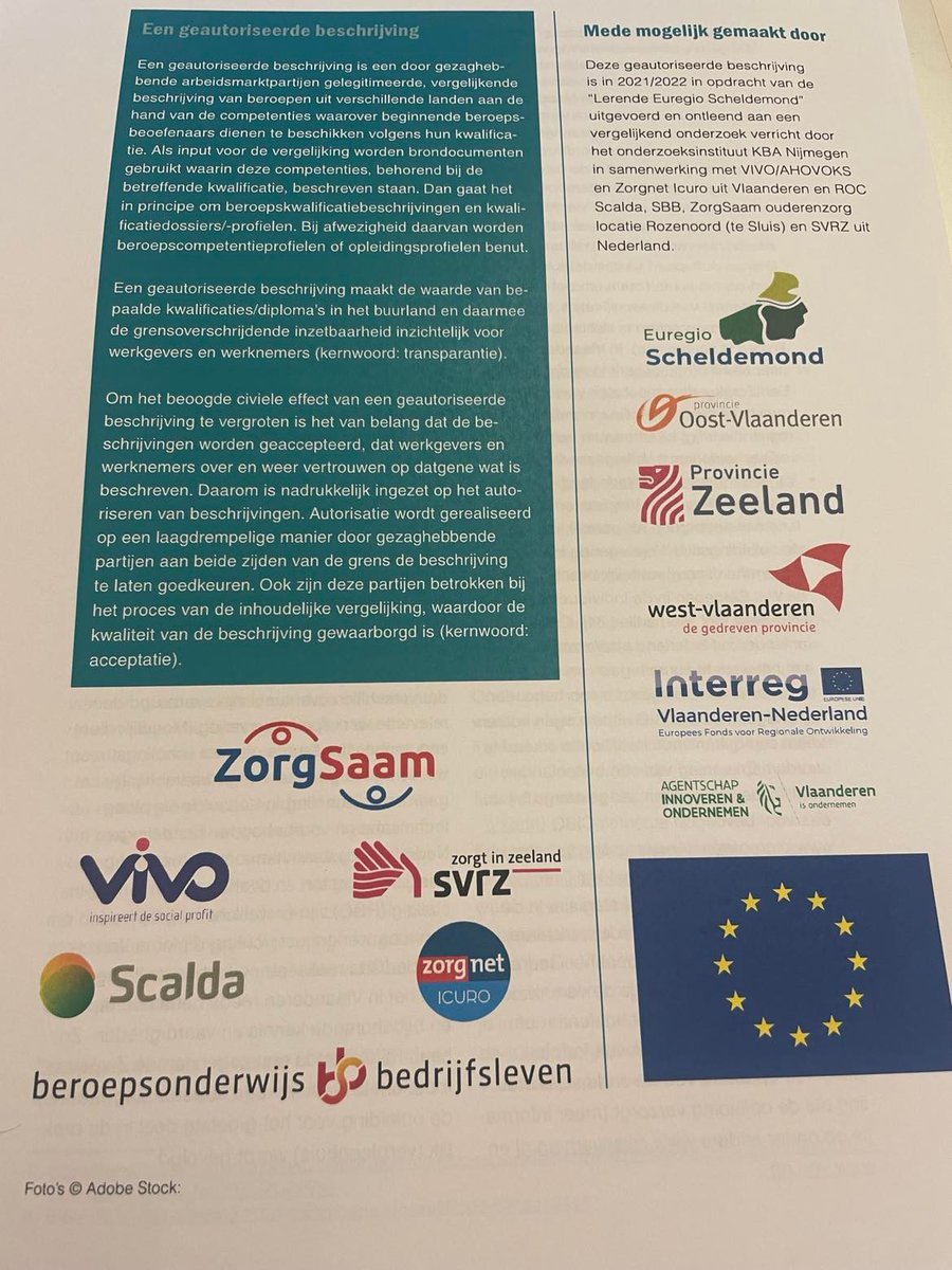 🇪🇺👩‍⚕️Grensoverschrijdend leren en werken in de zorg, hoe doe je dat? Via het Interreg Vlaanderen-Nederland project Lerende Euregio Scheldemond. Ik mocht getuige zijn van de prachtige samenwerking onderwijs werkveld over grenzen heen. Veelbelovend!!!