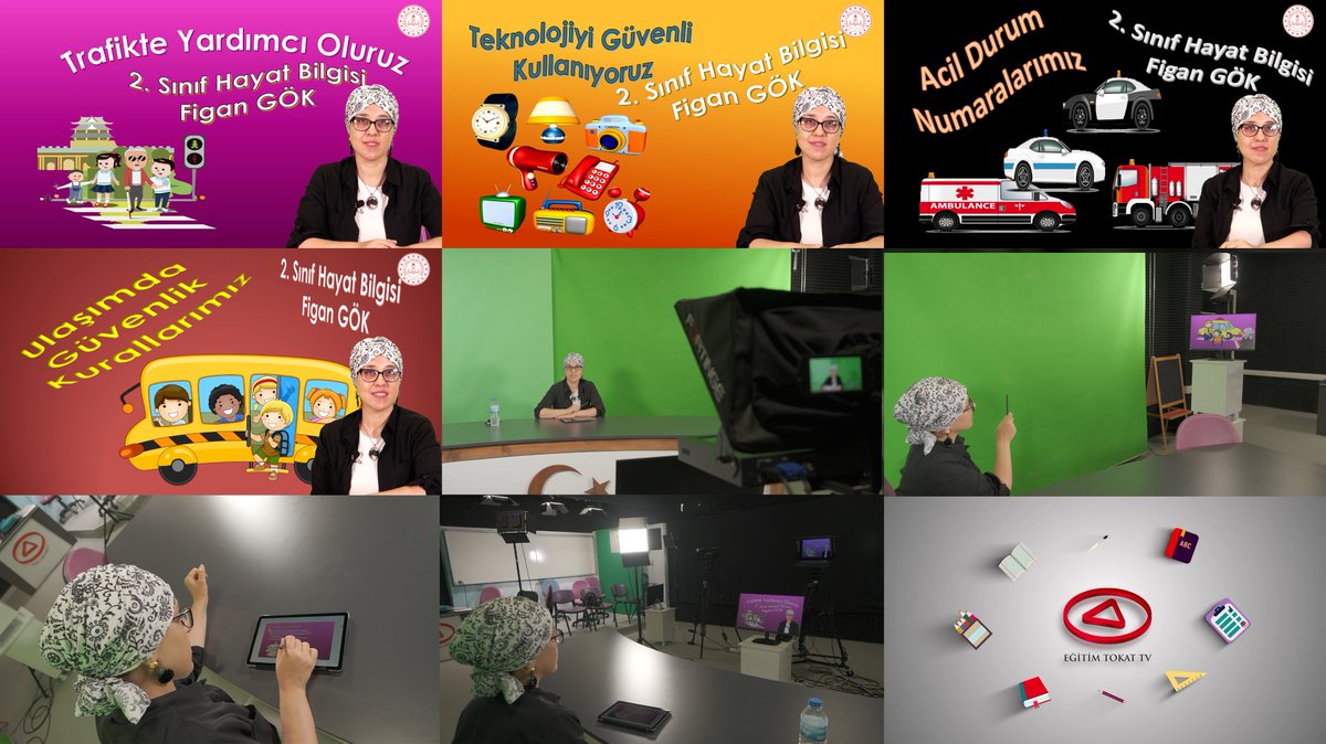 ✔️<a href="/tokatmem/">Tokat İl Milli Eğitim Müdürlüğü</a> Web TV (Eğitim Tokat Tv) stüdyolarında bugün gerçekleştirilen,ders videosu çekimlerinden görüntüler...
✔️Ders videolarını izlemek için tıklayın
➡️ youtube.com/watch?v=7rOVfh…
➡️ youtube.com/watch?v=zTvaZ6…
➡️ youtube.com/watch?v=gfEghH…
➡️ youtube.com/watch?v=0qd5G3…
<a href="/tokatvaliligi/">Tokat Valiliği</a>