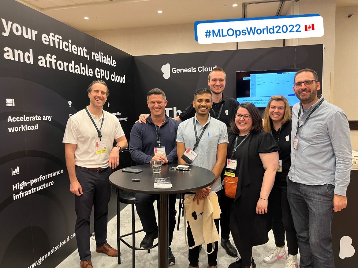 GenesisCloud_'s tweet image. #MLOpsWorld2022 - It’s a wrap!

Great people, very interesting conference program and strong positive feedback for our green approach to #gpucomputing!

Great job Tina, David and Faraz from @MLOpsWorld - joining our #genesiscloud team for a final picture!