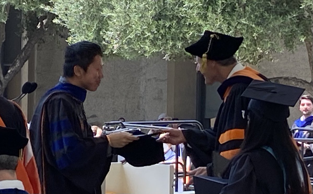 It’s official! Congrats to ⁦@yimenglipolisci⁩ for receiving his ⁦@Caltech⁩ PhD today! #Caltech2022