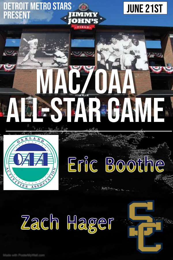 Representing the OAA  on June 21st from <a href="/BaseballStoney/">Stoney Creek Baseball</a> Eric Boothe who will attend <a href="/ZipsBB/">Akron Zips Baseball</a> and <a href="/zachhager5/">zach hager</a> best of luck to both of you! #OAA