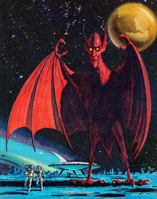 psychotronica_'s tweet photo. @thatsgoodweb @70sscifi @borgposting @retroscifiart I Googled Space Satan https://t.co/Q988cnFPuj