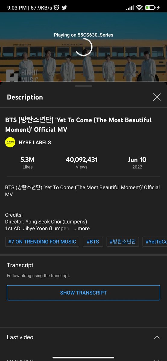 chlogie's tweet photo. LEGAMOS A LOS 40M ❗❗❗❗❗
Use #YetToComeTo40M and watch the MV → (https://t.co/vzHCkBFfzn) https://t.co/w7RZ5vD8EE