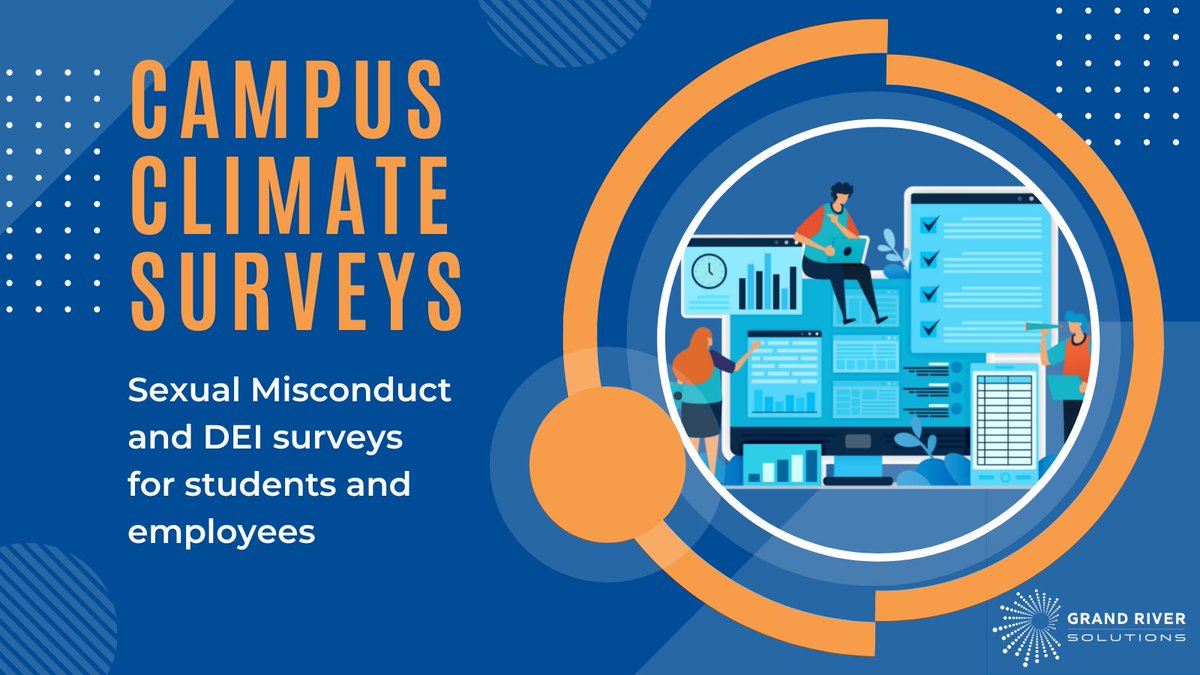 GrandRiverSols's tweet photo. Our innovative #ClimateSurveys are thoughtfully designed to be accessible, inclusive, and easy to take in order to generate the most accurate data. Learn more about how your institution can begin using data to drive change at the link. https://t.co/vrQFvmz9Ej https://t.co/c4hkacjC7J