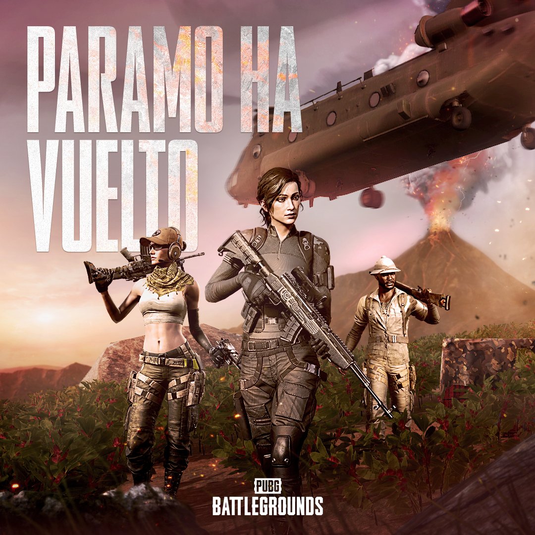 pubg_latam's tweet photo. ¡Paramo ha regresado a la rotación de mapas en la actualización más reciente! Siente la brisa de las alturas y disfruta de las mejoras que han llegado a los mapas🌋
#pubg #pubglatam #pubgbattlegrounds #battleroyale #update18.1 https://t.co/C3H1xvlT83