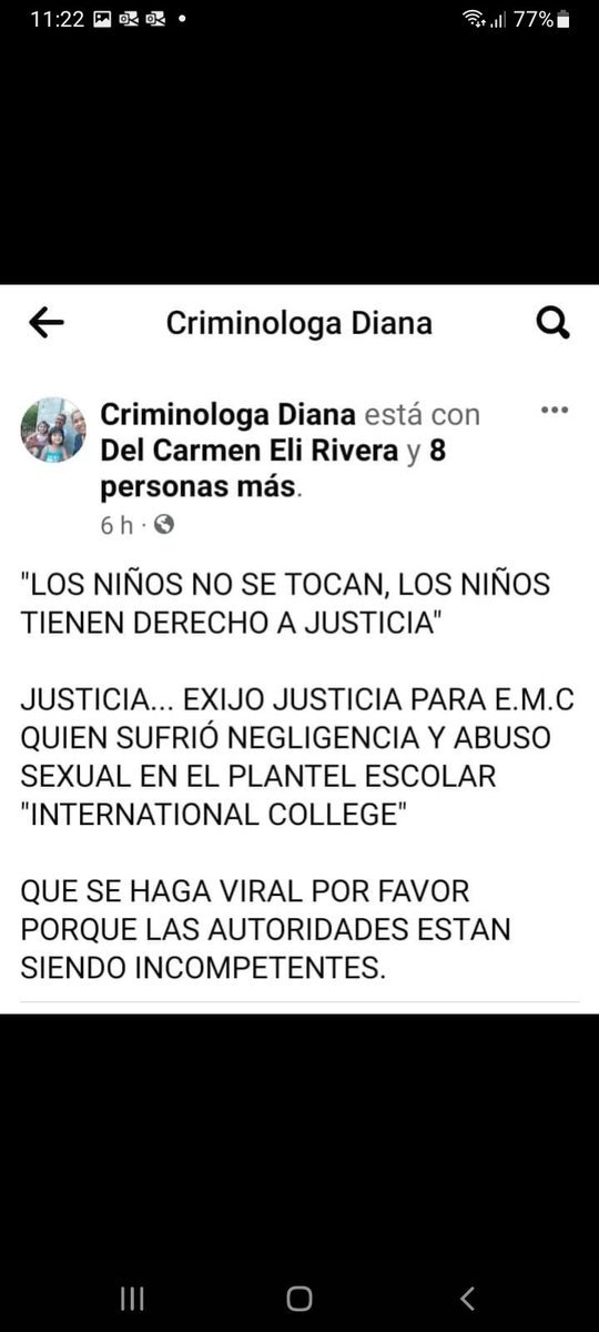 MennyValdz's tweet photo. ALERTA #cdvictoria ABUSO SEXUAL en COLLEGE INTERNATIONAL .. es para niños de preescolar La @FGJ_Tam y el colegio PROTEGEN al PEDERASTA se sabe que inclusive han borrado evidencias
PADRES DE FAMILIA ¡ALERTA MAXIMA! https://t.co/JHulyYh1Sy