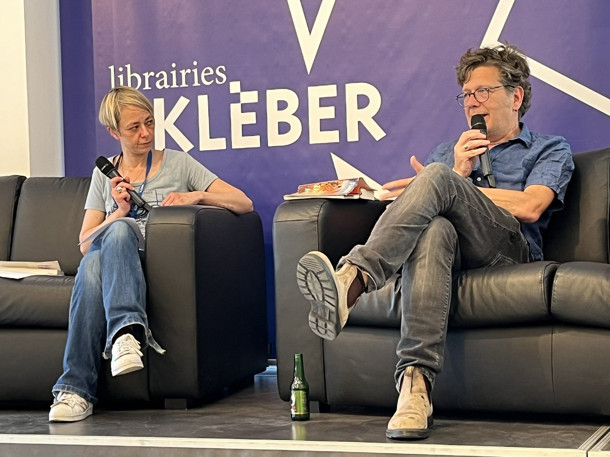 AlexanderWojda's tweet photo. Bemerkenswerte Lesung von #Franzobel in #Straßburg @librairiekleber #DieEroberungAmerikas mit Unterstützung von @acfparis https://t.co/5LS091wK3N