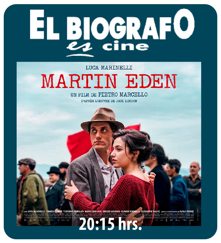 Esta semana... sigue en cartelera, no te la puedes perder:
Cine El Biógrafo 20:15 hrs.
