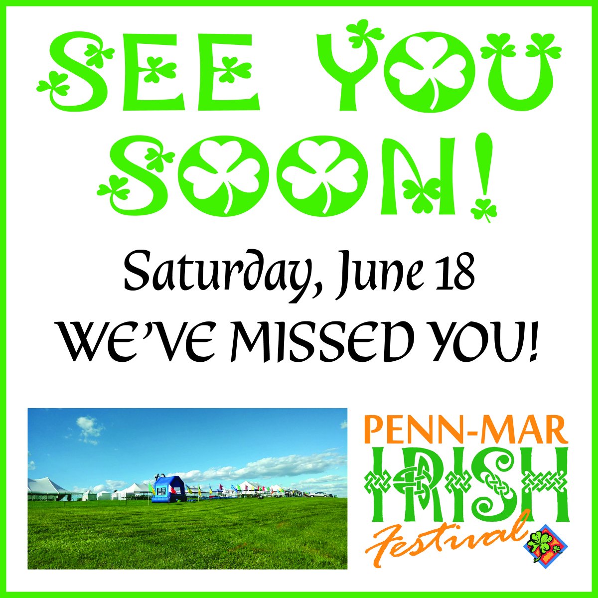 iIrishus's tweet photo. In addition to a stellar lineup led by @eileenivers, the 20th Annual @PennMarIrish on June 18 features a variety of vendors offering Irish goods, gifts, clothing, jewelry, music, books, pottery, photography, stained glass, food, and more. 
Get your tickets today! https://t.co/yRbl33wjf2