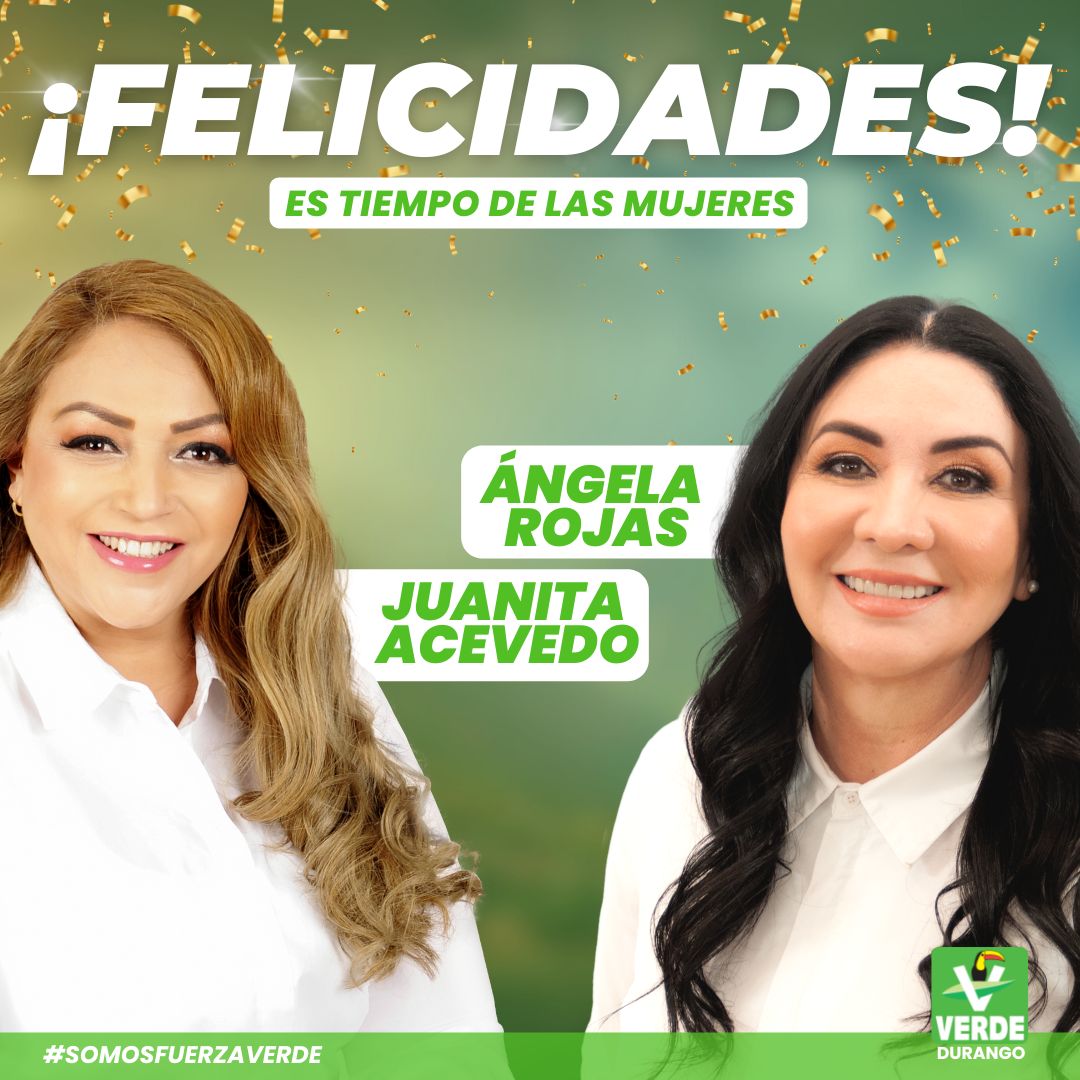 Un triunfo con mucho esfuerzo, trabajo y unidad se dio en Vicente Guerrero y Canatlán.

¡Enhorabuena! Juanita Acevedo y @AngelaRojasR1 candidatas electas para llevar la transformación en estos municipios.