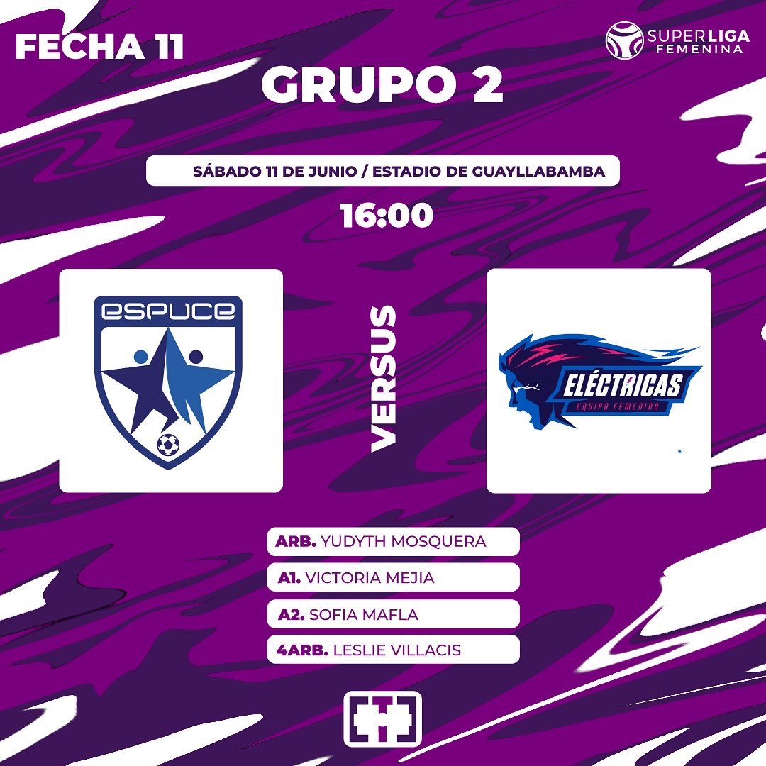 Triplete593's tweet photo. #Fecha10 | SúperLiga Femenina 2️⃣0️⃣2️⃣2️⃣ 🇪🇨⚽️
Así se juega la fecha 11 este fin de semana por el Grupo 2️⃣ de la SLF2022. 😎
¿Van al estadio?!🤩⚽️
#SuperLigaFemenina #slf2022 #futbol #FútbolFemenino #Ecuador #Mujeres #Deporte #Soccer #triplete593 https://t.co/8gU9I7DdV4
