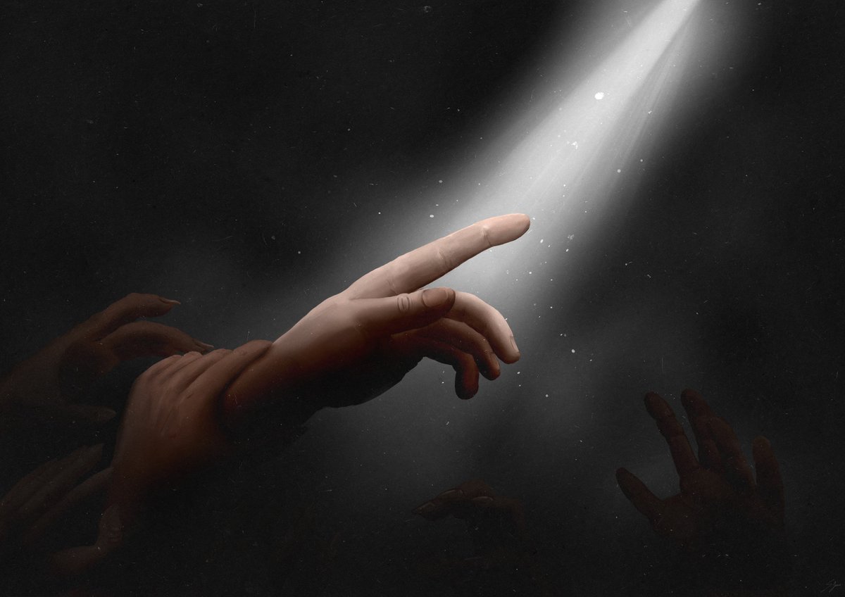 rustysartwork's tweet image. Sometimes the demons and darkness drags us to a place we no longer want to be, we are reaching for the light in ourselves... Keep at it and shine the light for others if and when you get there.