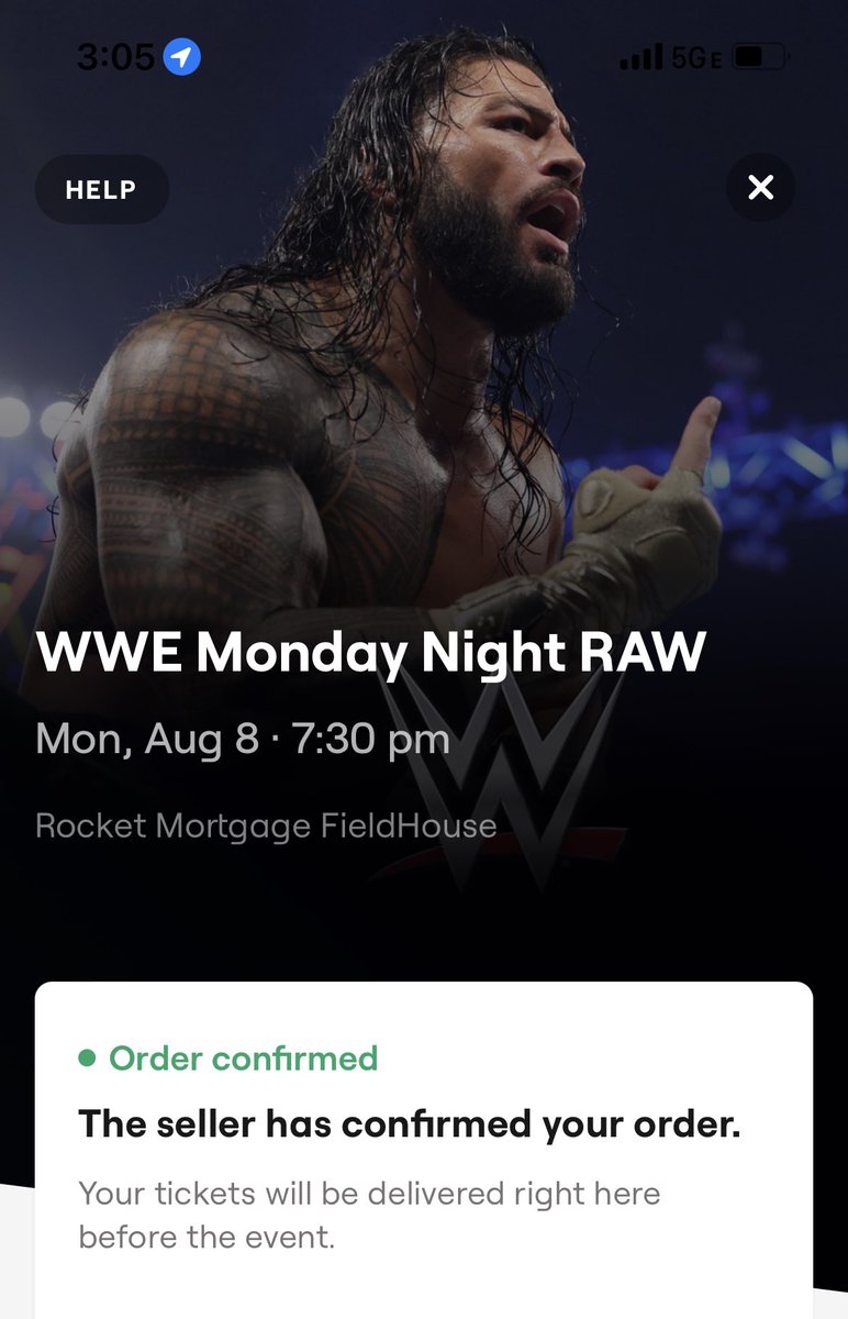 KingGame's tweet photo. Headed to my second #WWE MONDAY NIGHT RAW this year on August 8 in CLEVELAND #WWERaw https://t.co/ztCh6vZ3CF