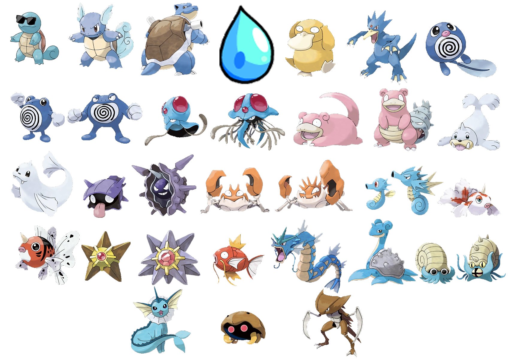 Verde🌱 (🍃) on X: [JUEGO]🌊 ¿Qué 6 Pokémon de Kanto escogerías